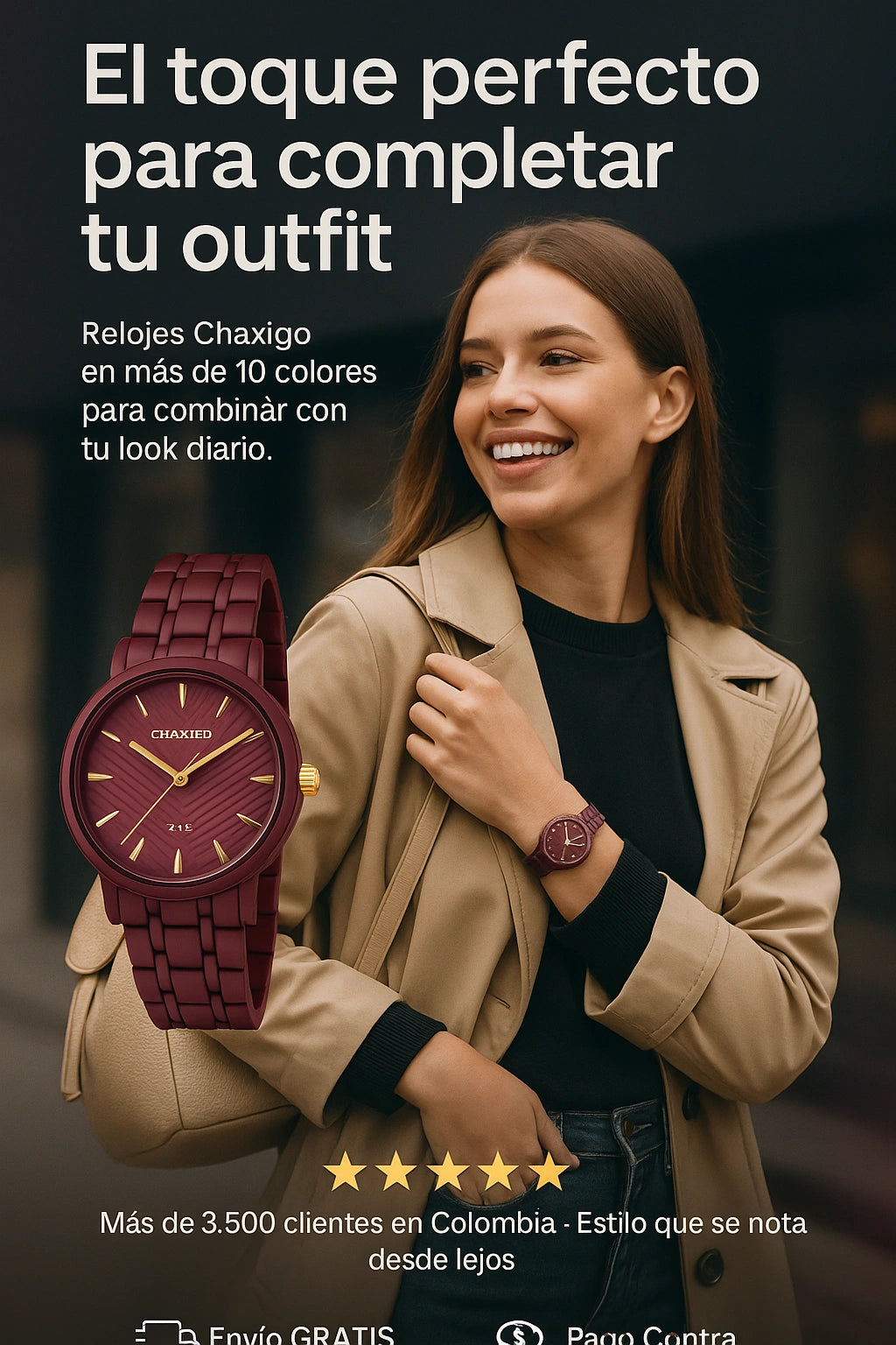 Reloj Chaxigo: Elegancia Moderna para Mujeres que Inspiran