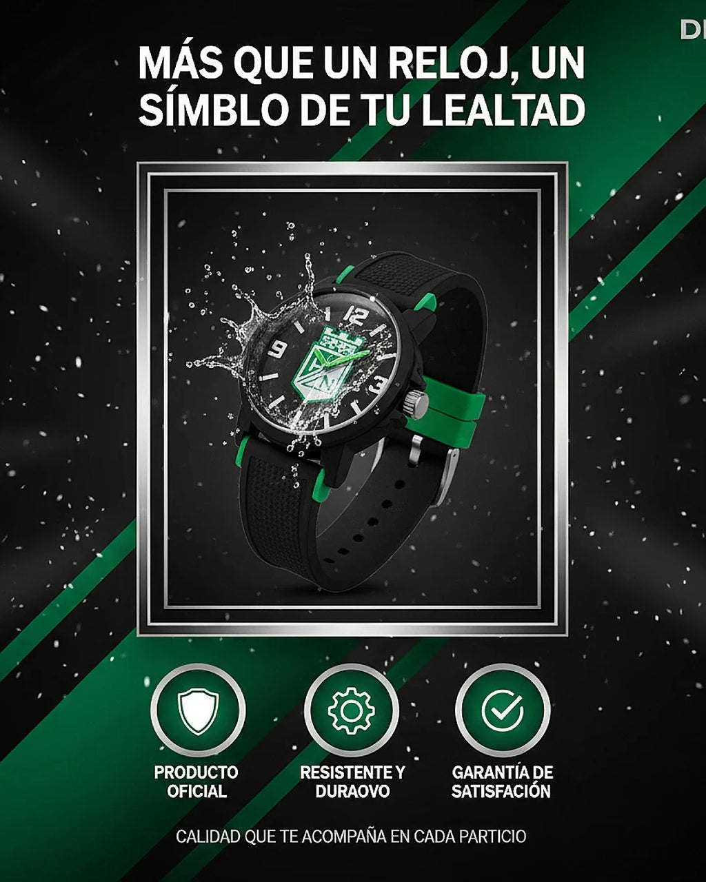 💚⌚️ Nuevo Reloj Atlético Nacional Deportivo Hombre y Dama  Edición Exclusiva